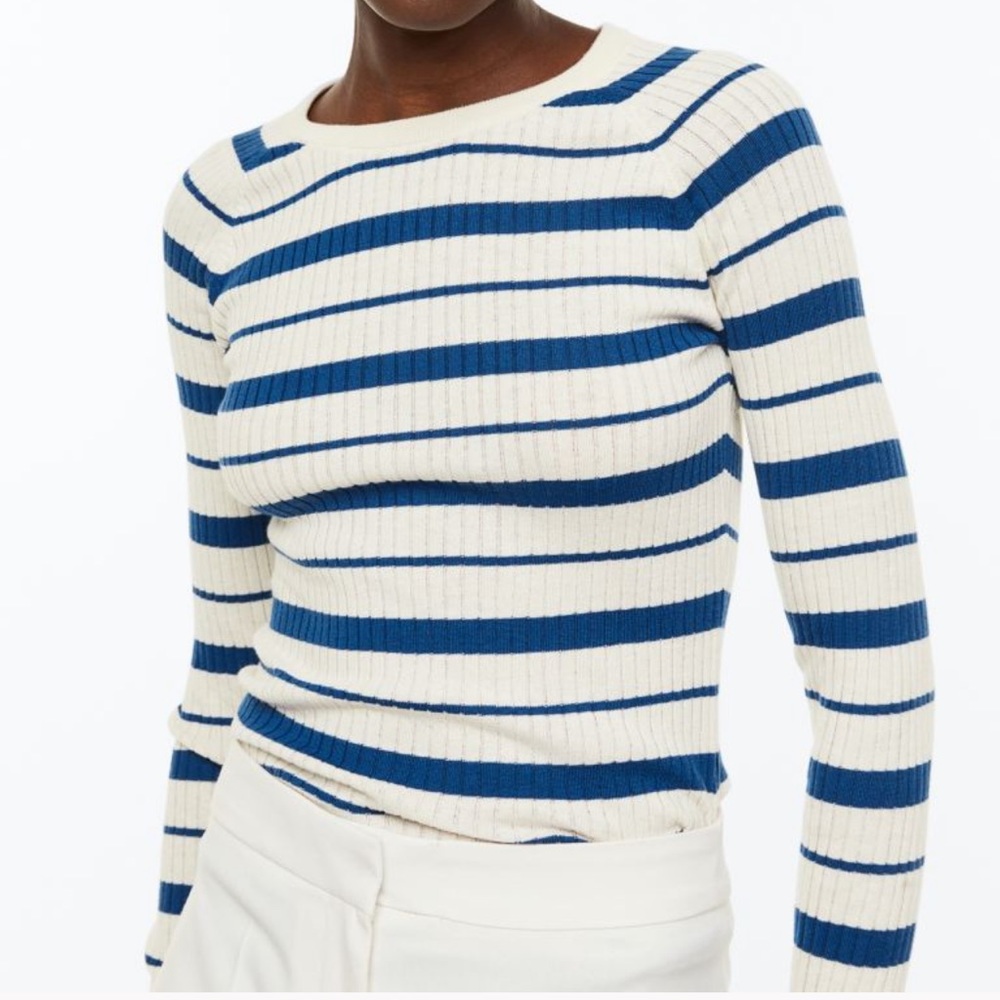 H&M stripe sweater top